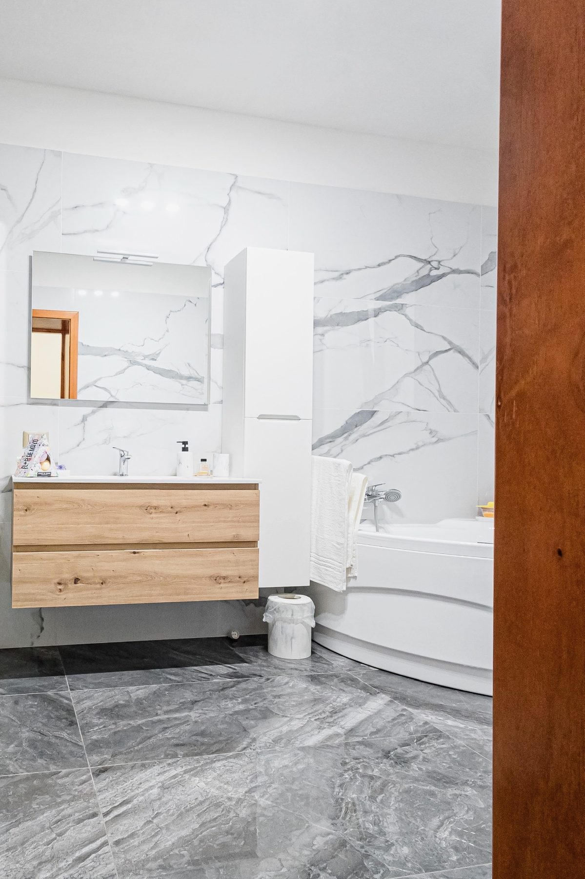 Vista d'insieme del bagno privato